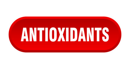antioxidants button. antioxidants rounded red sign. antioxidants