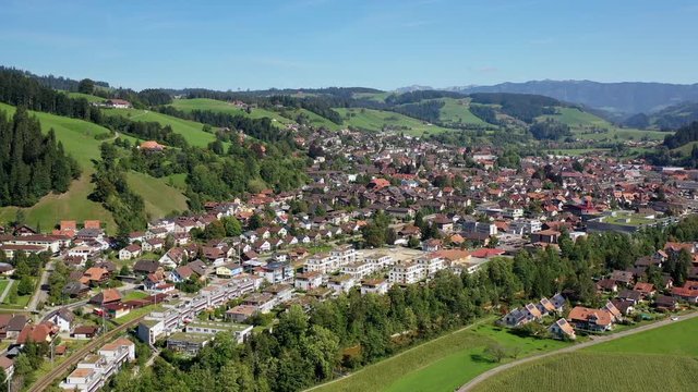 Langnau von oben