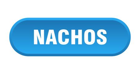 nachos button. nachos rounded blue sign. nachos