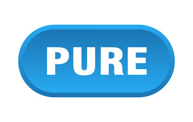 pure button. pure rounded blue sign. pure