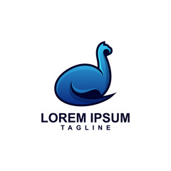 Brachiosaurus Mascot Logo Template Design