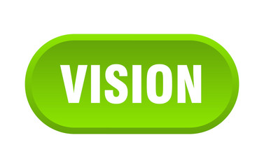 vision button. vision rounded green sign. vision