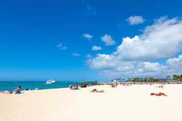 【ハワイ】白い砂浜