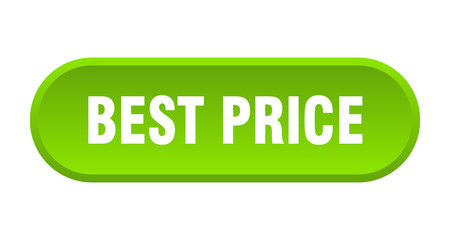 best price button. best price rounded green sign. best price