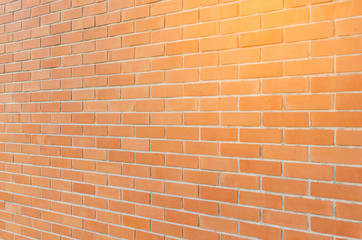 texture of red brick wall for background