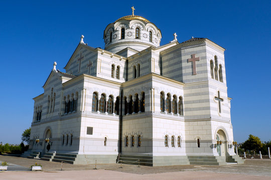 Vladimir Cathedral in Tauric Chersonesos. Sevastopol. Republic of Crimea.