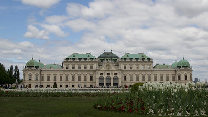 Belvedere Palace Park. Vein. Austria.	