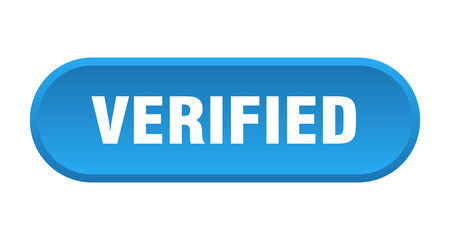 verified button. verified rounded blue sign. verified