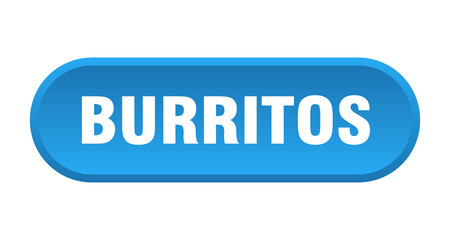 burritos button. burritos rounded blue sign. burritos
