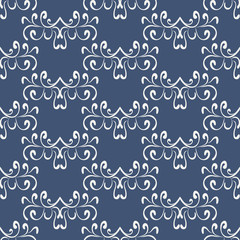 decorative vintage elements seamless vector pattern for your design