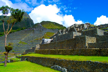 Fototapeta na wymiar Machu Picchu Inca Ruins - Peru