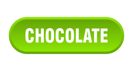 chocolate button. chocolate rounded green sign. chocolate