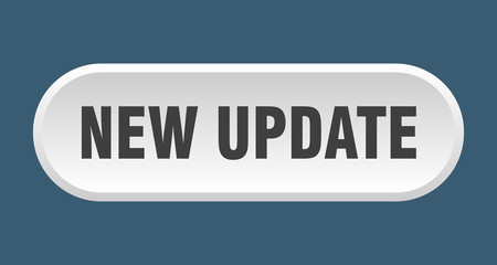 new update button. new update rounded white sign. new update