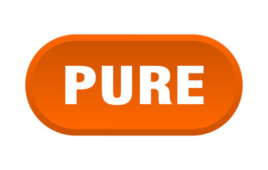 pure button. pure rounded orange sign. pure