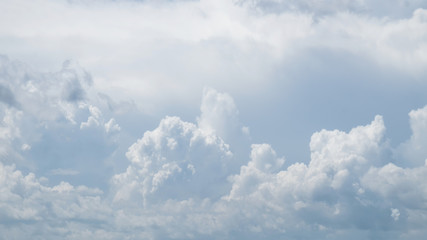 blue sky with white clouds