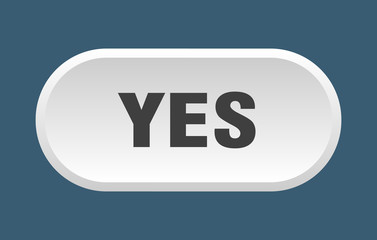 yes button. yes rounded white sign. yes