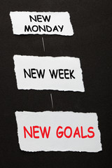 New Monday New Week New Goals