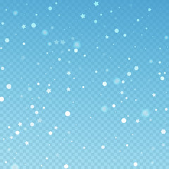 Magic stars random Christmas background. Subtle fl