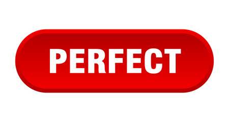 perfect button. perfect rounded red sign. perfect