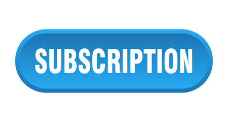 subscription button. subscription rounded blue sign. subscription