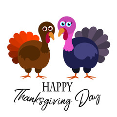  Turkey bird, flat, vector illustration