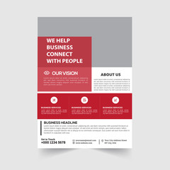 Corporate Flyer design. Business brochure template. Annual report cover. Booklet for education, advertisement, presentation, magazine page. a4 size vector illustration.	