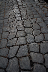 富士川町十谷集落の石畳