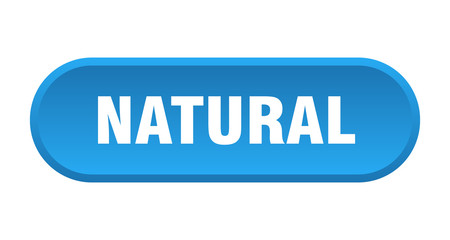 natural button. natural rounded blue sign. natural