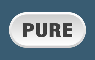 pure button. pure rounded white sign. pure