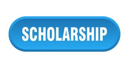 scholarship button. scholarship rounded blue sign. scholarship