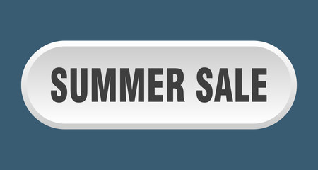 summer sale button. summer sale rounded white sign. summer sale