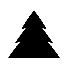 Obraz premium Christmas tree icon vector design