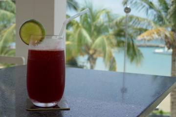 cocktail on the beach