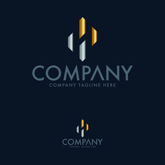 Luxury Letter H Logo Template. Construction Logo