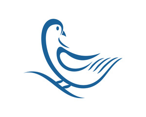 abstract bird logo template 4