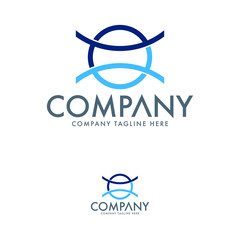 Abstract Circle Logo Design Template