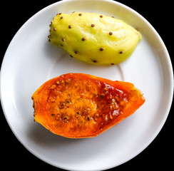 Die Frucht des Feigenkaktus ist schmackhaft