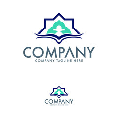 Fototapeta premium Islamic Logo Template. Mosque logo