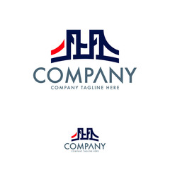 Bridge logo template