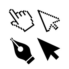 Cursor arrow vector icon