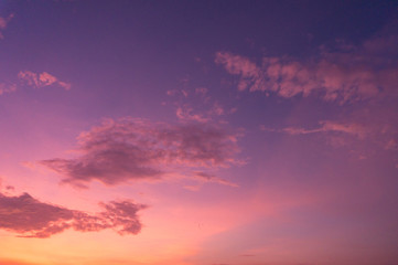 Beautiful clouds sky. Sunset sky. Gradient Sky pink and purple.jpg