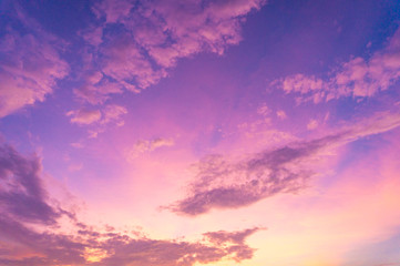Beautiful clouds sky. Sunset sky. Gradient Sky pink and purple.jpg