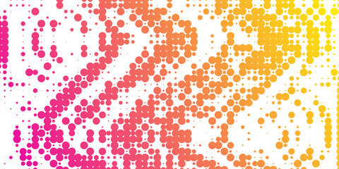 Gradient  futuristic pattern.