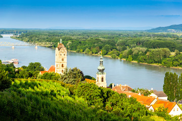 Fototapeta na wymiar Krems an der Donau in the federal state of Lower Austria, Wachau Valley, Austria