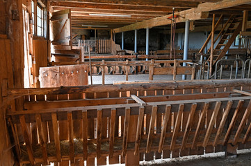 leerer Schafstall im Schwarzwald