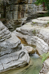 Fototapeta na wymiar Papingo Rock Pools, are many beautiful ponds formed by the river