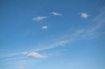 blue sky with clouds
