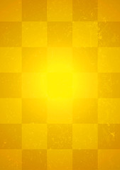 金箔の市松模様