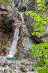 Waterfall Cascata Facchin in Trentino-Alto Adige, Italy