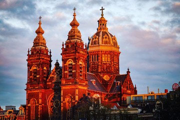 Fototapeta premium St. Nicholas Basilica Amsterdam